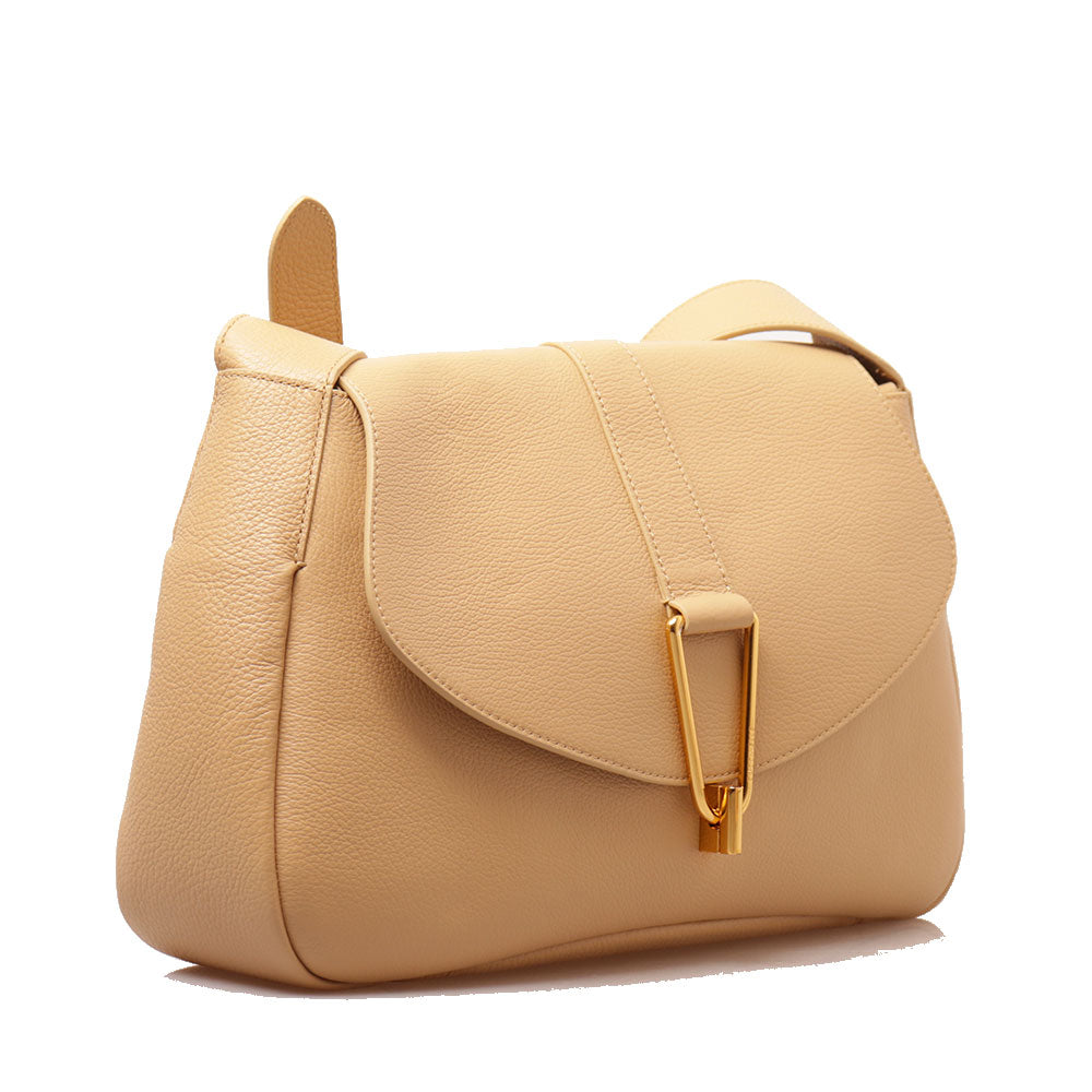 Borsa Donna a Spalla COCCINELLE linea Himma Medium in Pelle Fresh Beige