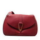 Borsa Donna a Spalla COCCINELLE linea Himma Medium in Pelle Garnet Red