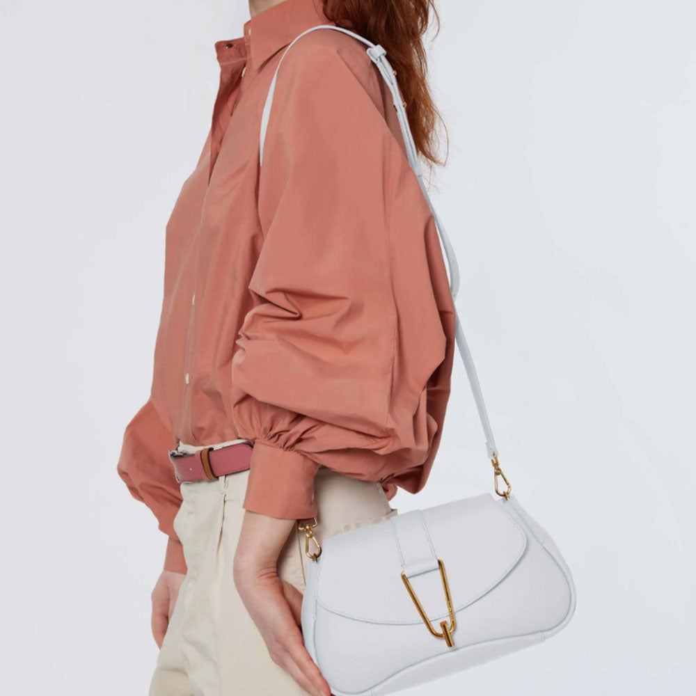 COCCINELLE HIMMA LINIE
Damen Handtasche mit Schultergurt aus Leder in Brillant White