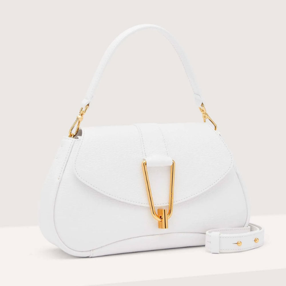 COCCINELLE HIMMA LINIE
Damen Handtasche mit Schultergurt aus Leder in Brillant White