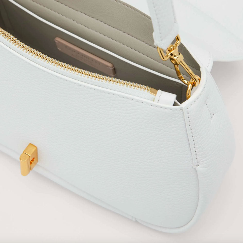 COCCINELLE HIMMA LINIE
Damen Handtasche mit Schultergurt aus Leder in Brillant White