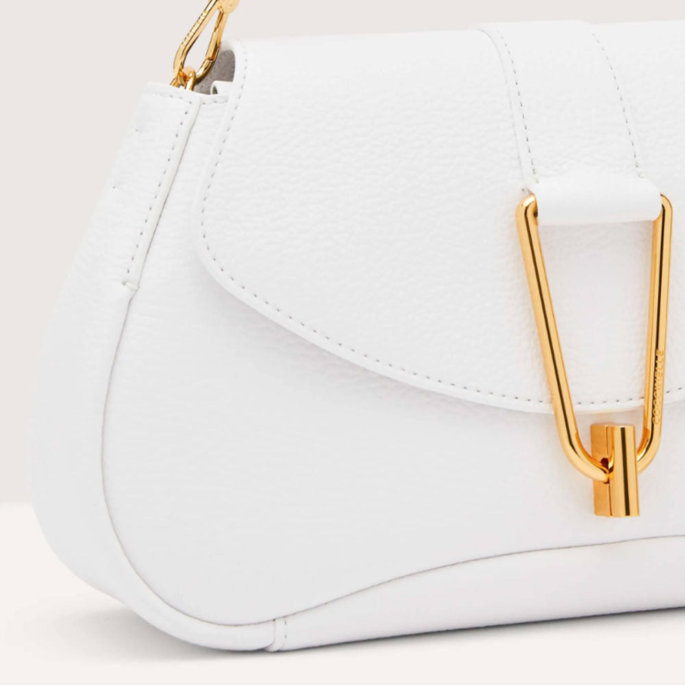 COCCINELLE HIMMA LINIE
Damen Handtasche mit Schultergurt aus Leder in Brillant White