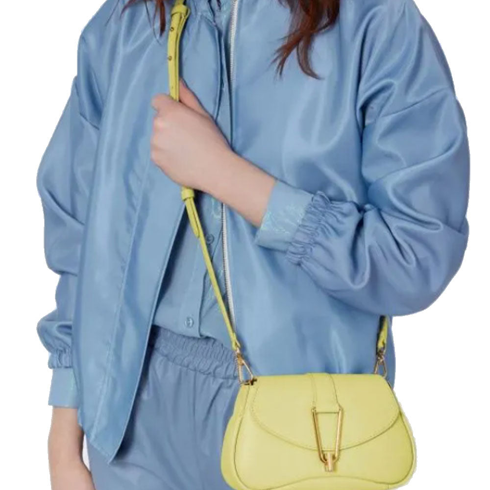 COCCINELLE Damenhandtasche mit Schultergurt aus Leder Himma Line Lime Wash Color Small Size