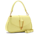 COCCINELLE Damenhandtasche mit Schultergurt aus Leder Himma Line Lime Wash Color Small Size