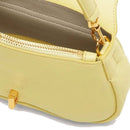 COCCINELLE Damenhandtasche mit Schultergurt aus Leder Himma Line Lime Wash Color Small Size