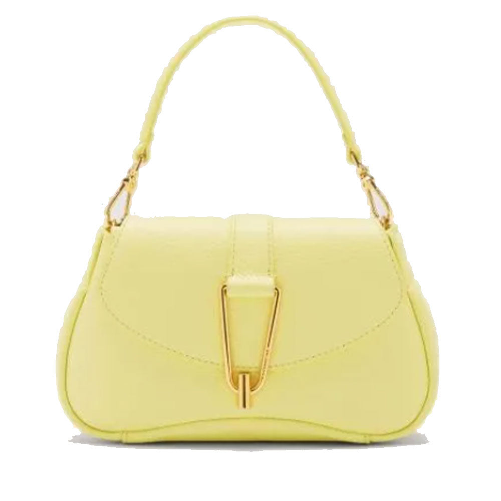 Borsa Donna a Mano con Tracolla COCCINELLE in Pelle linea Himma colore Lime Wash Misura Piccola