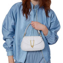 COCCINELLE Himma Linie
Damenhandtasche mit Schultergurt aus Leder in Brillantweiß 