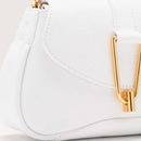 COCCINELLE Himma Linie
Damenhandtasche mit Schultergurt aus Leder in Brillantweiß 