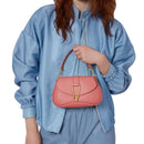 Borsa Donna a Mano con Tracolla COCCINELLE in Pelle linea Himma colore Pot Misura Piccola