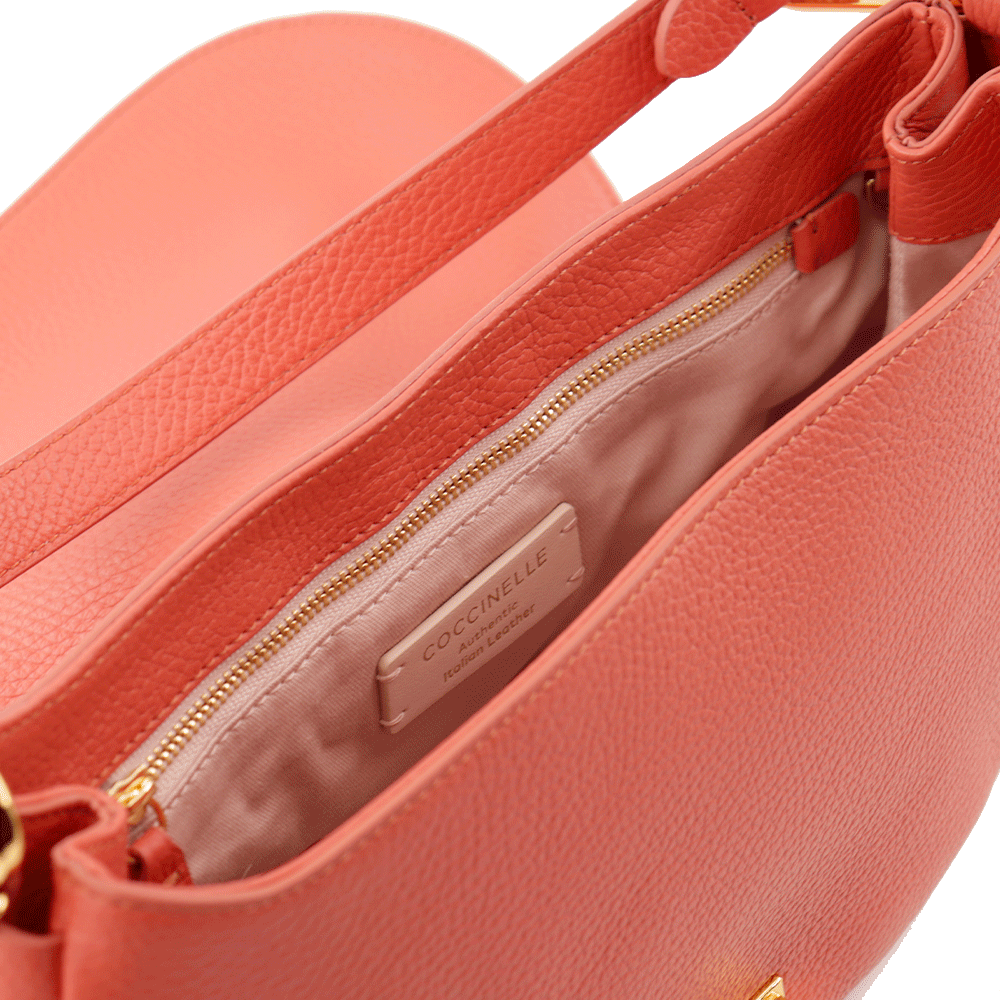 Borsa Donna a Mano COCCINELLE linea Magie Medium in Pelle Grenadine Red
