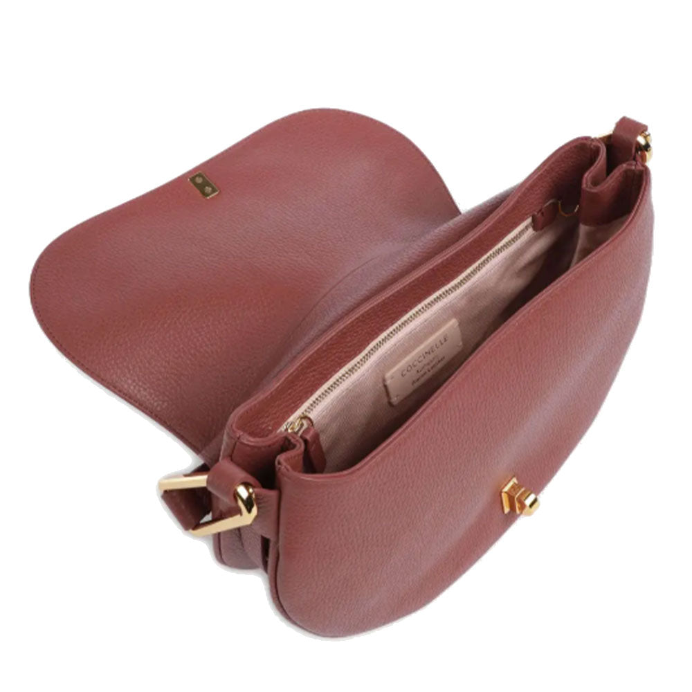 Borsa Donna a Mano COCCINELLE linea Magie Medium in Pelle Brandy