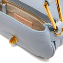 Borsa Donna a Mano COCCINELLE in Pelle Linea Magie Colore Mist Blue Misura Small