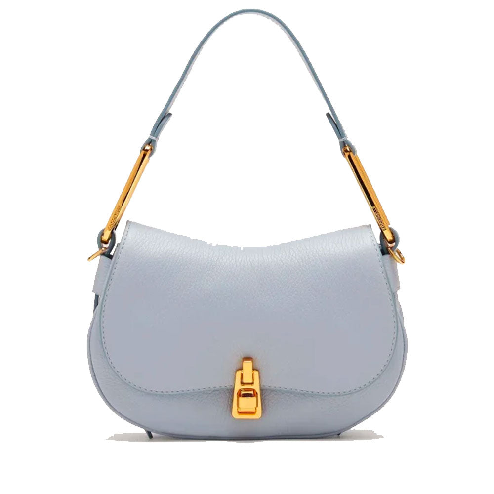 Borsa Donna a Mano COCCINELLE in Pelle Linea Magie Colore Mist Blue Misura Small