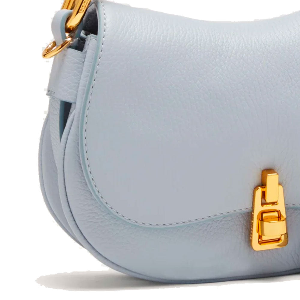 Borsa Donna a Mano COCCINELLE in Pelle Linea Magie Colore Mist Blue Misura Small