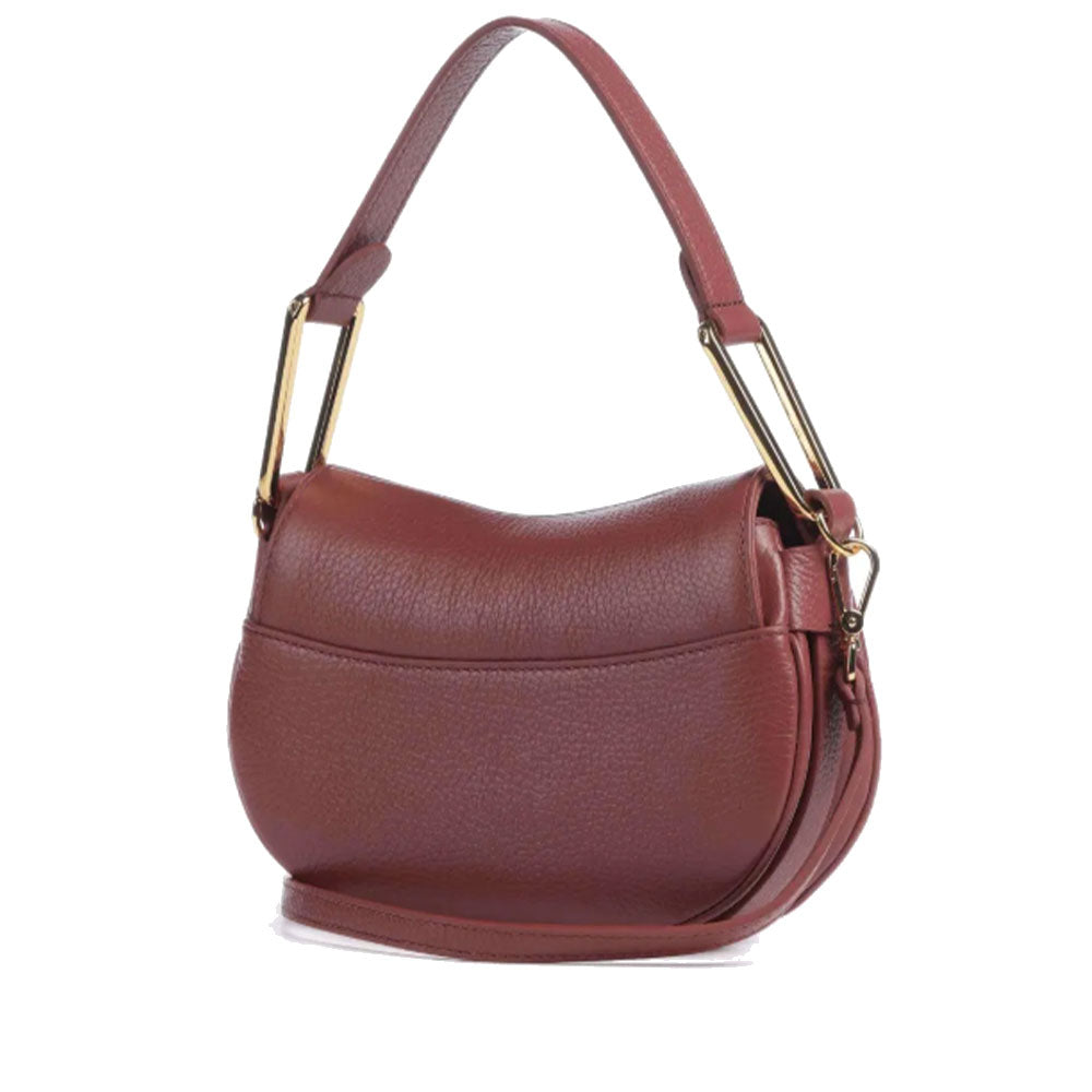 Borsa Donna a Mano COCCINELLE in Pelle Linea Magie Colore Brandy Misura Small