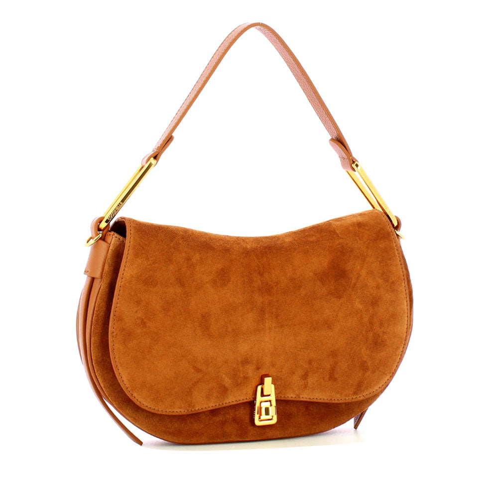 Borsa Donna a Mano COCCINELLE linea Magie Suede Bimaterial Medium in Pelle Cuir