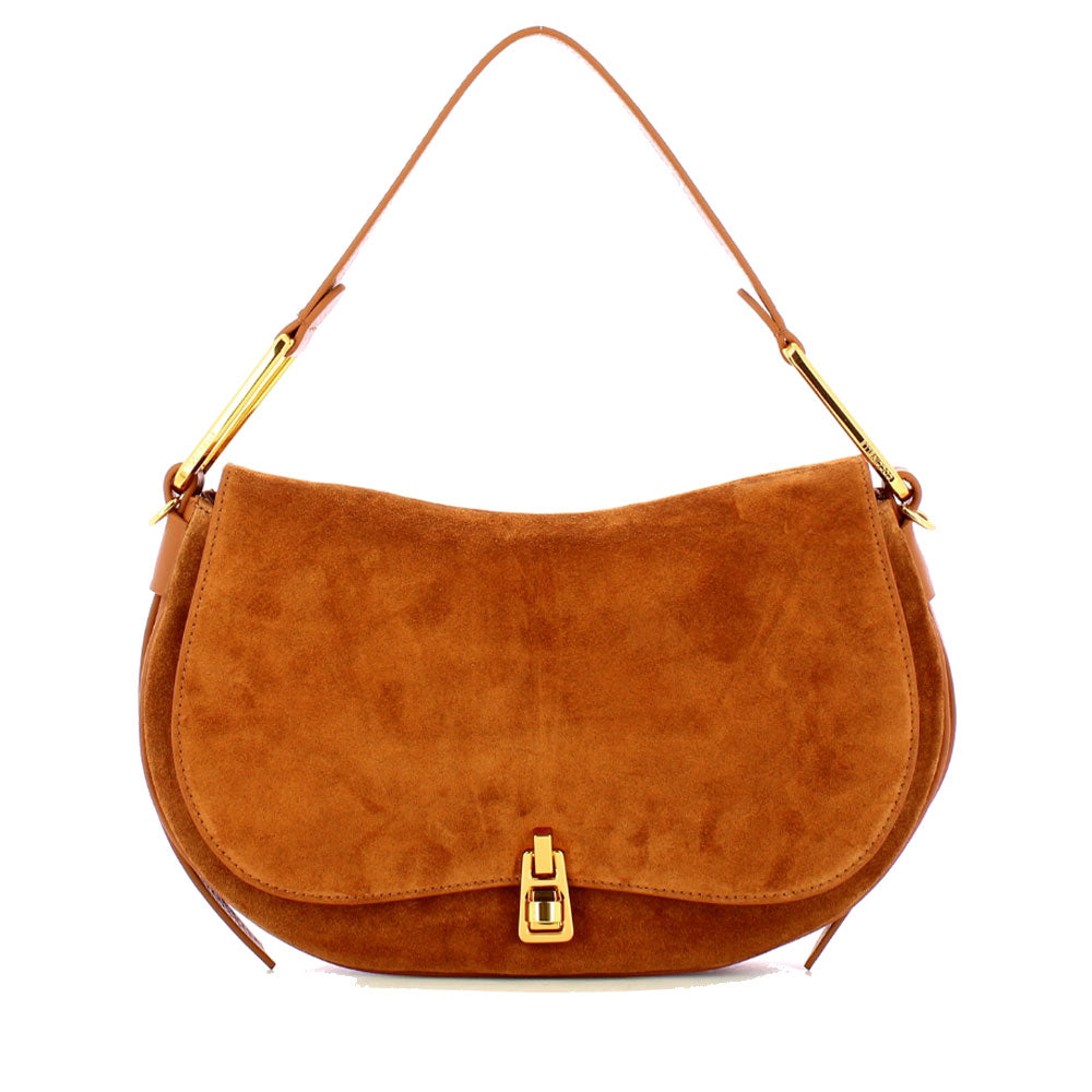 Borsa Donna a Mano COCCINELLE linea Magie Suede Bimaterial Medium in Pelle Cuir