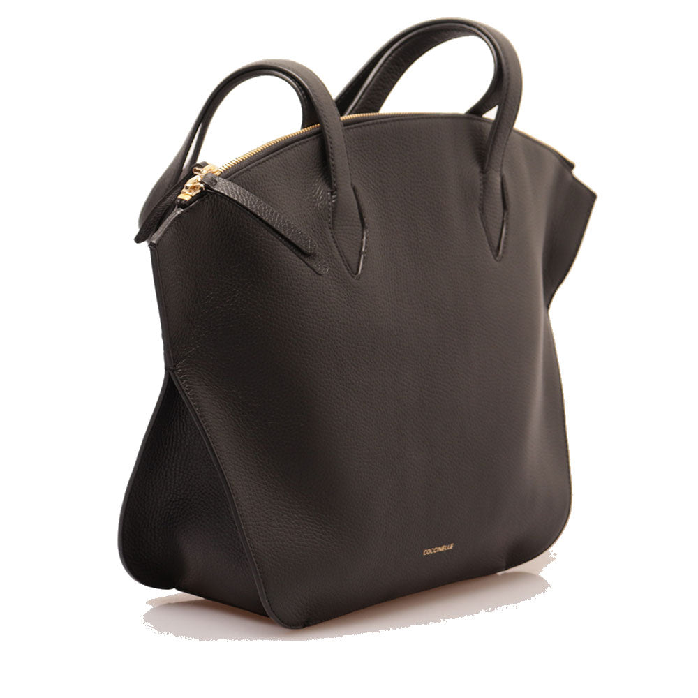 Borsa Donna a Spalla COCCINELLE Linea Flare in Pelle Nera