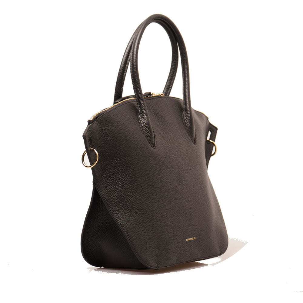 Borsa Donna a Mano COCCINELLE Linea Flare in Pelle Nera
