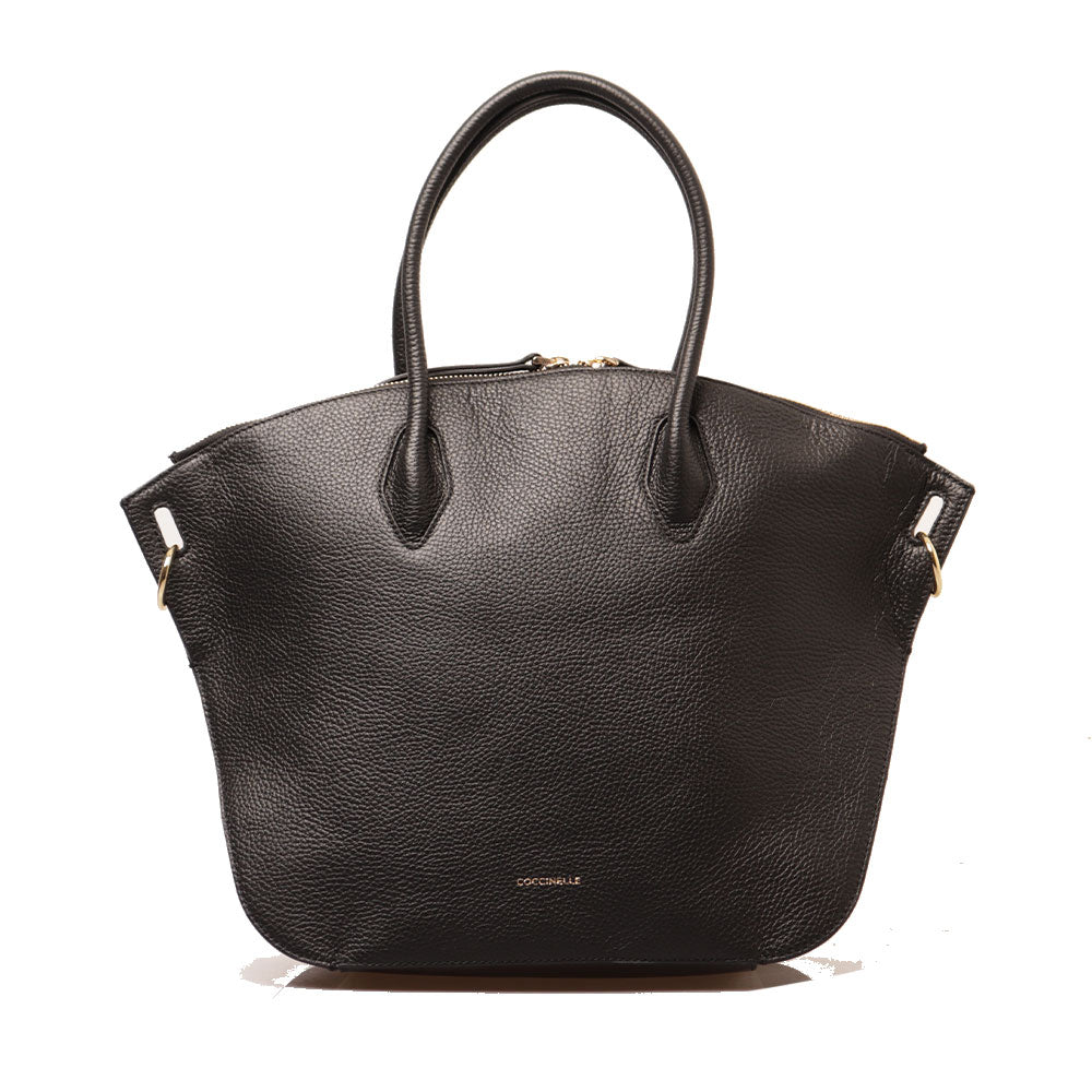 Borsa Donna a Mano COCCINELLE Linea Flare in Pelle Nera