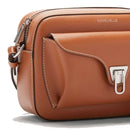 COCCINELLE Damen-Umhängetasche aus Glattleder Beat Line Farbe Cuir