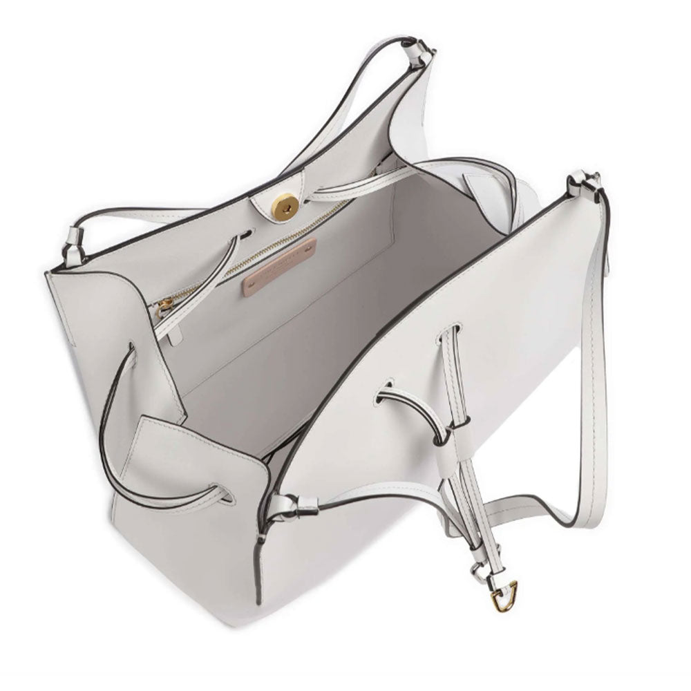 COCCINELLE Roundabout Linie
Damen Umhängetasche aus Leder in Brillantweiß 