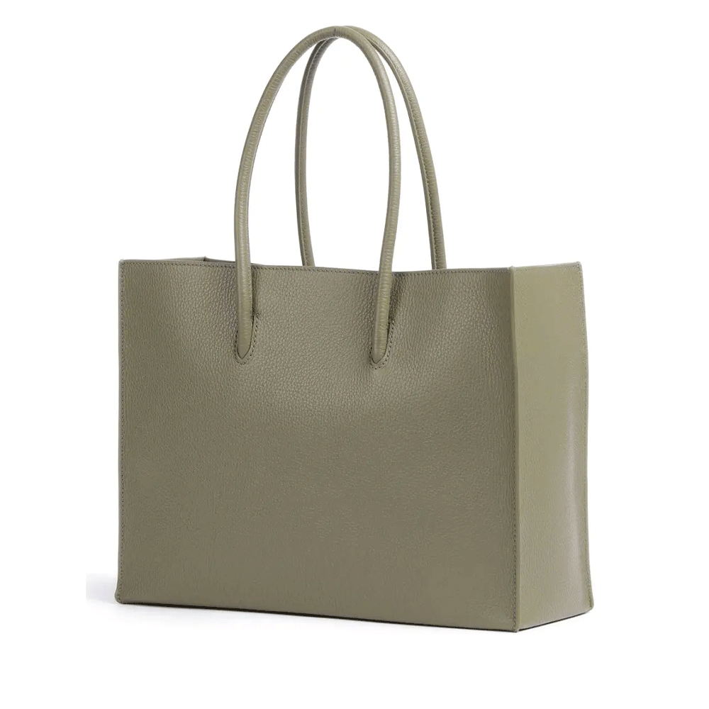 Borsa Donna a Mano COCCINELLE in Pelle Linea Myrtha colore Laurel Green
