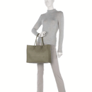 Borsa Donna a Mano COCCINELLE in Pelle Linea Myrtha colore Laurel Green