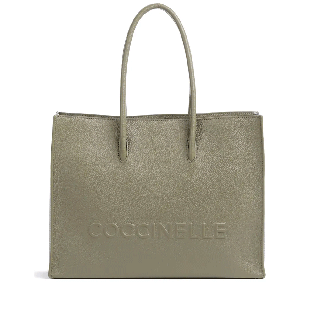 Borsa Donna a Mano COCCINELLE in Pelle Linea Myrtha colore Laurel Green