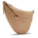 COCCINELLE Snuggie Medium Asymmetrical Damen Schultertasche aus frischem beigefarbenem Leder - Sunrise