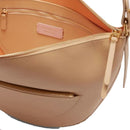 COCCINELLE Snuggie Medium Asymmetrical Damen Schultertasche aus frischem beigefarbenem Leder - Sunrise