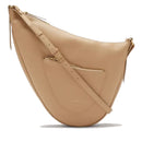 COCCINELLE Snuggie Medium Asymmetrical Damen Schultertasche aus frischem beigefarbenem Leder - Sunrise