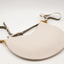 Borsa Donna a Spalla COCCINELLE in Pelle Linea Sunup  Maxi Lambskin White - Laurel Green