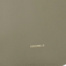 Borsa Donna a Spalla COCCINELLE in Pelle Linea Sunup colore Laurel Green - Fondant Brown
