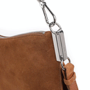 Borsa Donna a Spalla COCCINELLE in Camoscio Linea Sunup colore Cognac