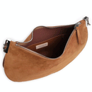 Borsa Donna a Spalla COCCINELLE in Camoscio Linea Sunup colore Cognac