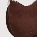 Borsa Donna a Spalla COCCINELLE in Camoscio Linea Sunup colore Brunette