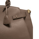 Borsa Donna a Mano COCCINELLE Linea Klichè Large in Pelle Warm Taupe