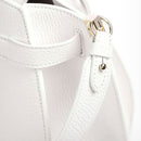 COCCINELLE Klichè Linie
 Handtasche aus brillantweißem Leder