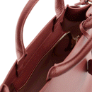 Borsa a Mano COCCINELLE Linea Klichè in Pelle Brandy