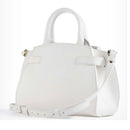 COCCINELLE Damen Handtasche Klichè Line in Brillant White Leder Größe Small