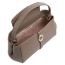 COCCINELLE Chara Line Handtasche aus warmem Taupe-Leder