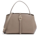 COCCINELLE Chara Line Handtasche aus warmem Taupe-Leder