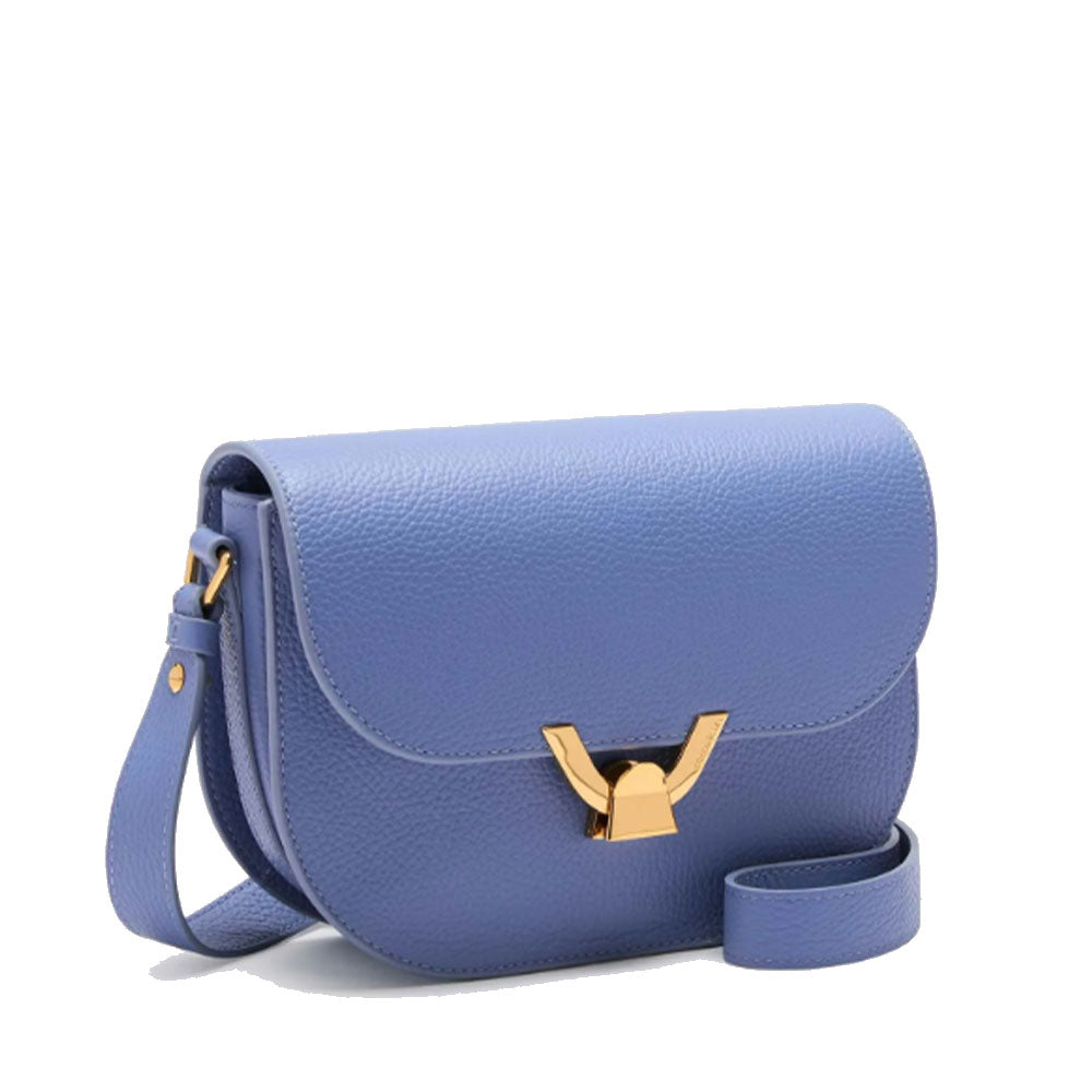 COCCINELLE Damen Umhängetasche aus Leder Azul Dew Small Line