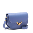 COCCINELLE Damen Umhängetasche aus Leder Azul Dew Small Line