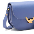COCCINELLE Damen Umhängetasche aus Leder Azul Dew Small Line