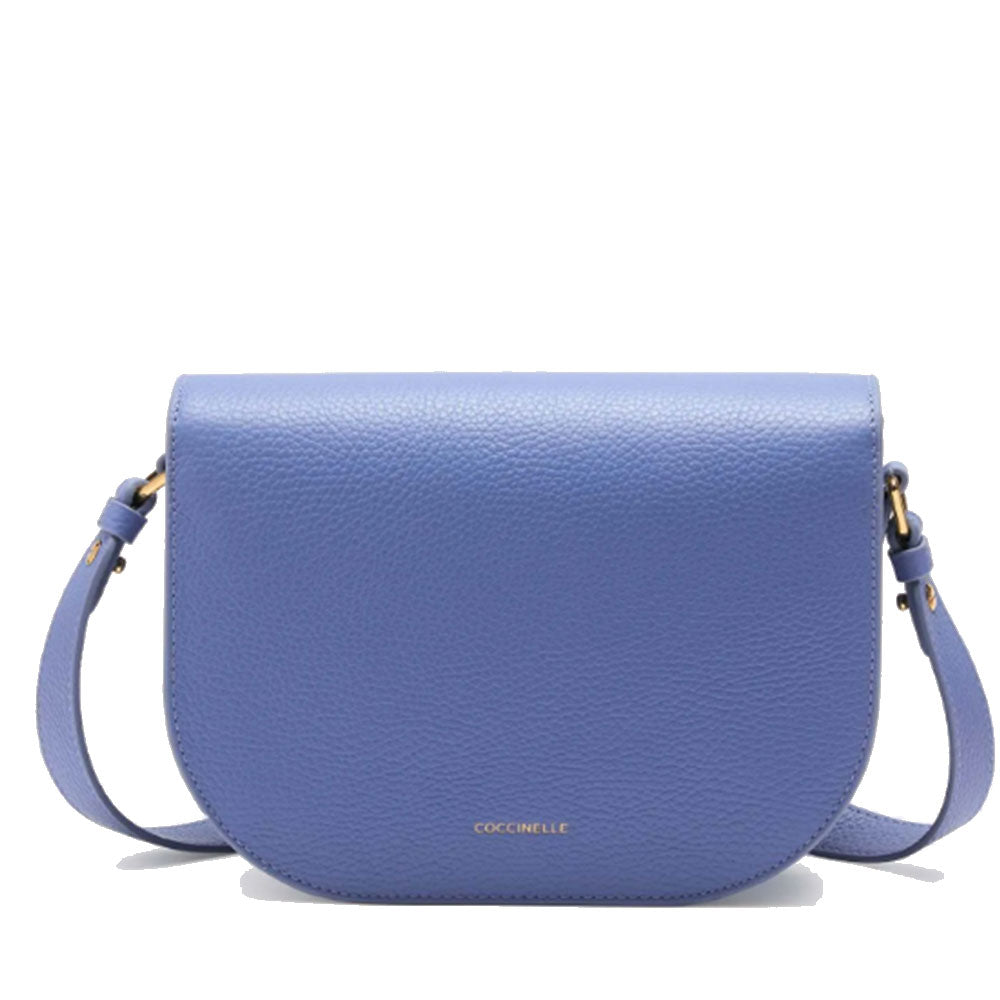 COCCINELLE Damen Umhängetasche aus Leder Azul Dew Small Line