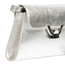 Borsa Donna a Spalla COCCINELLE in Pelle Silver linea Dew Small