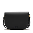 COCCINELLE Damen Umhängetasche aus schwarzem Leder Dew Small Line