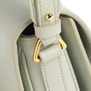 COCCINELLE Damen Umhängetasche aus seladongrünem Leder Dew Small Line